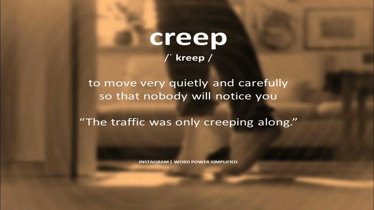 Meaning of creep in english YouTube