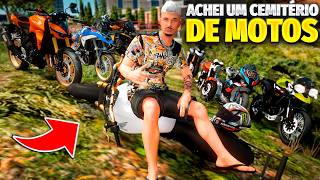 TÔ RICO? ACHEI UM CEMITÉRIO DE MOTOS NA MATA DO GTA 5 RP!🤯