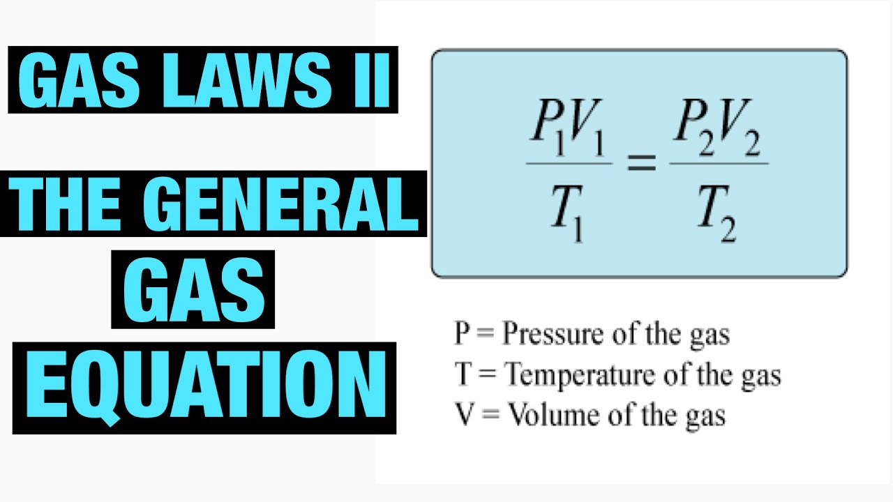 The Gas Laws 2 Ideal Gas Equation (JAMB and PUTME Chemistry) YouTube