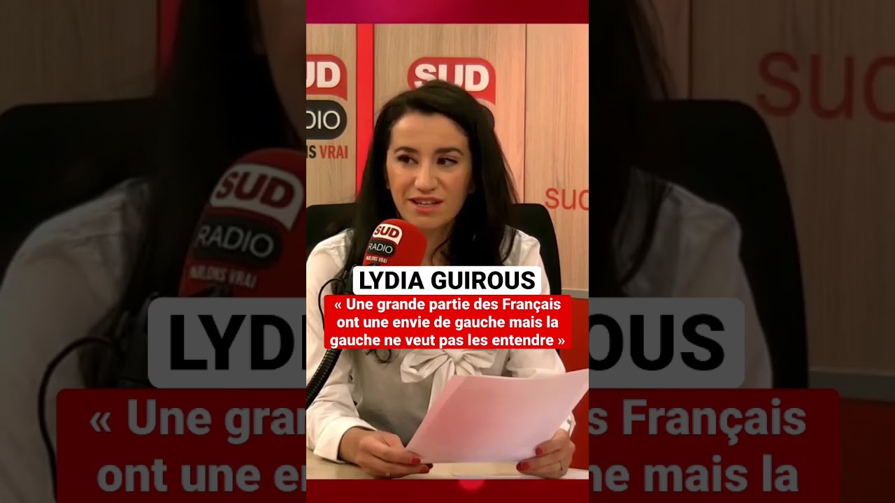 L’édito politique de Lydia Guirous à retrouver tous les mardis dans le Grand Matin Sud Radio