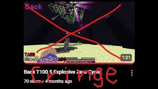 Back T100 4 Explosive Zero Cycle :paaaaaaaaaaaaag: