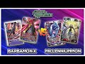 Barbamon X vs Millenniummon | EX-08 Gameplay | Drasil | Digimon TCG