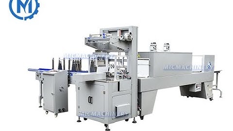 Shrink Packaging Machine: how to shrink packaging bottles ( Shrink Packing Machine, 8-10 pcs/min )