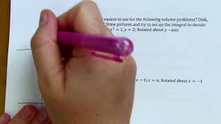 Calc 1 Volume using Cylindrical Shells 6 3 Part 2