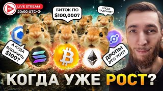 БИТКОИН И ETH ETF, ЧТО ЖДАТЬ ДАЛЬШЕ? КОГДА АЛЬТСЕЗОН И КАКИЕ АЛЬТКОИНЫ ДАДУТ ИКСЫ? ХОМЯЧИЙ СТРИМ