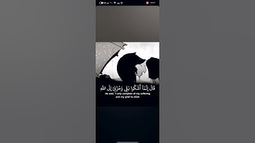📜سورة يوسف الآية(86)📜