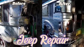 BIKE TO WORK: Jeep Repair (Back Part) | Hard Worker Biker