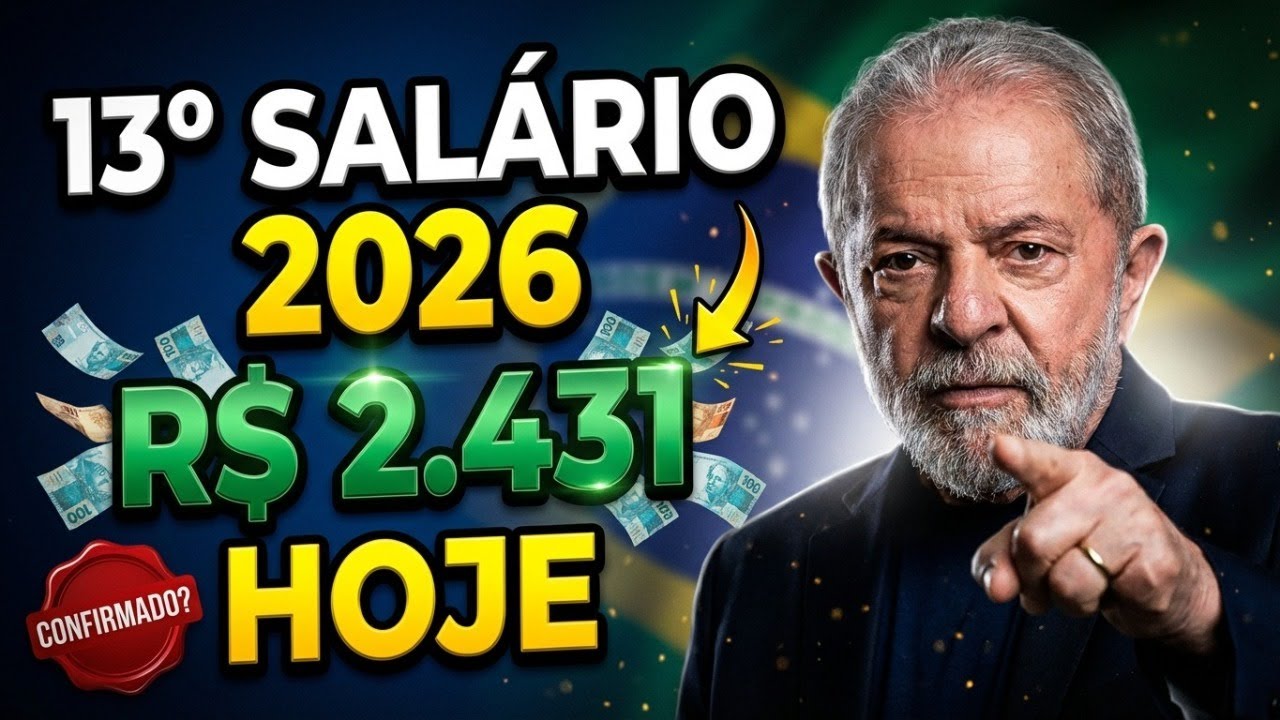 ATENÇÃO APOSENTADO: 13º SALÁRIO INSS 2026 - CALENDÁRIO com DATAS e VALORES da 1ª PARCELA! CONFIRA JÁ
