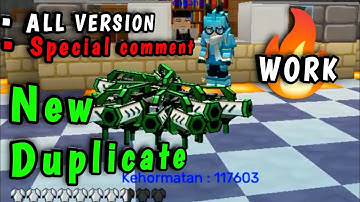 HOW TO DUPLICATE NEW WORK ALL VERSION  IN JAILBREAK ( ORIGINAL DUPLICATE ) BLOCKMAN GO INDONESIA