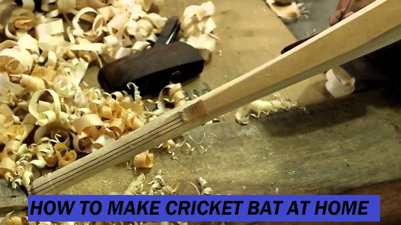 How to Make Cricket Bat at Home and Polish YouTube
