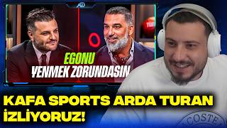 KAFA SPORTS ARDA TURAN İZLİYORUZ! SANAT OLAN DEFANS YAPMAKTIR | ARDA TURAN, CANDAŞ TOLGA IŞIK