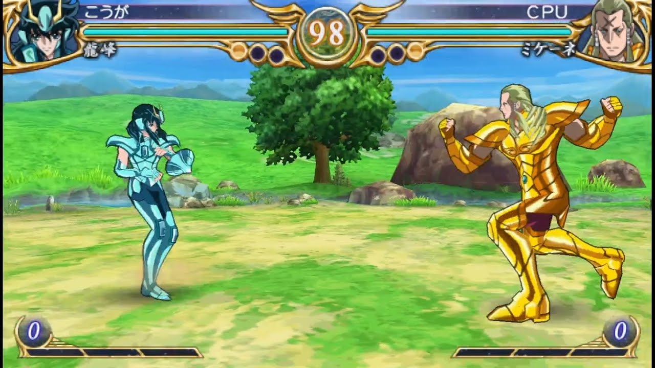 Dragon Shiryu VS Leo Mycenae Classic Arcade Saint Seiyaomega 