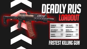 Best RUS-79U Gunsmith Loadout | No Recoil Class Setup of RUS 79U in COD Mobile