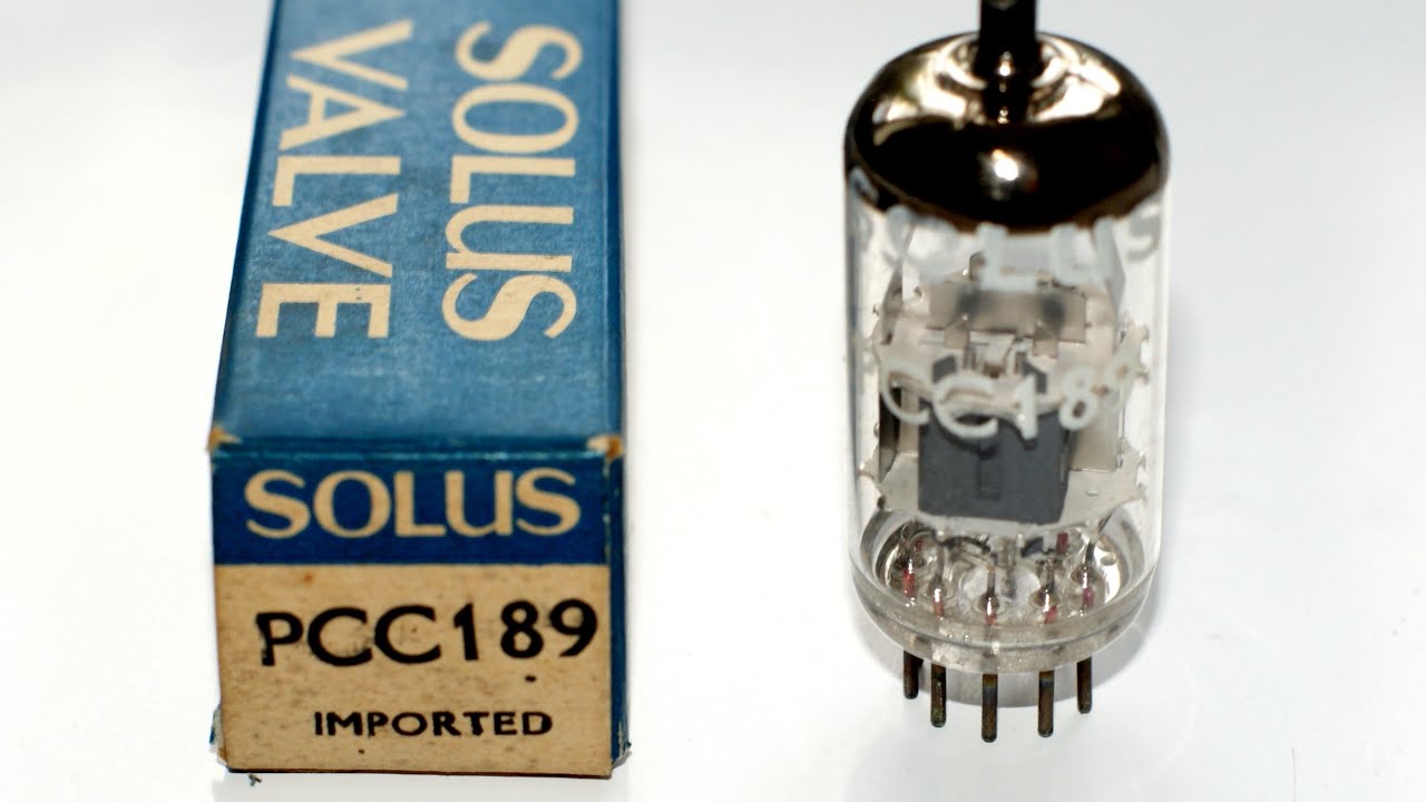 Unboxing A Solus PCC189 Low Noise Double Triode Vacuum Tube 