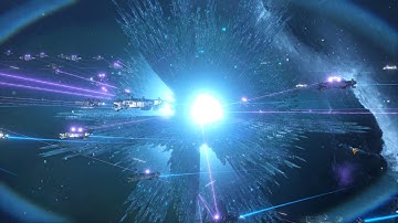 Stellaris - Battle of Ealwen | Annihilation of Crystalline Aliens |