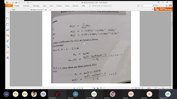IIR lattice structure