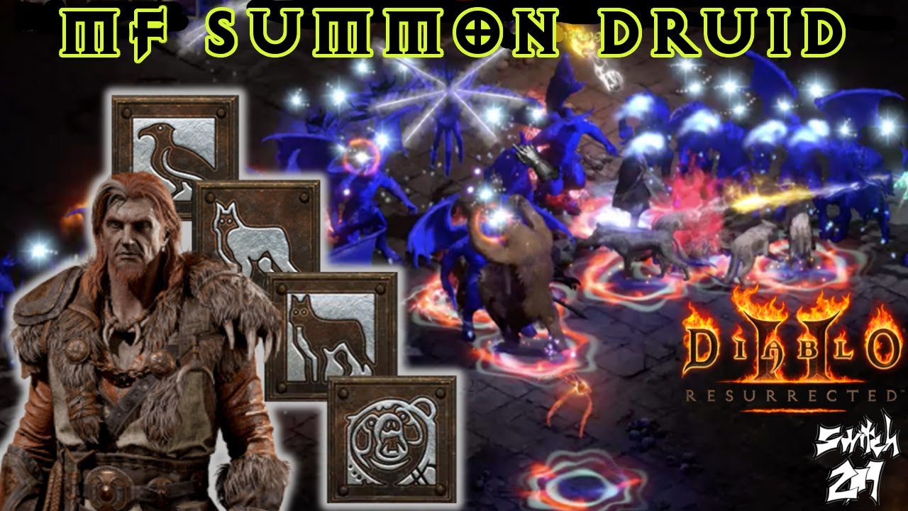 Build Guide: Magic Find Summon Druid! The Zoo Is Let Loose Across Sanctuary - Diablo 2 Resurrected