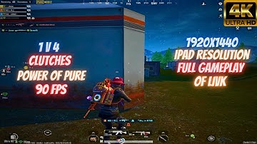 Pure 90FPS In PUBG Mobile IPAD Resolution - 1920X1440 Ipad Resolution For Gameloop - IKZ Gaming