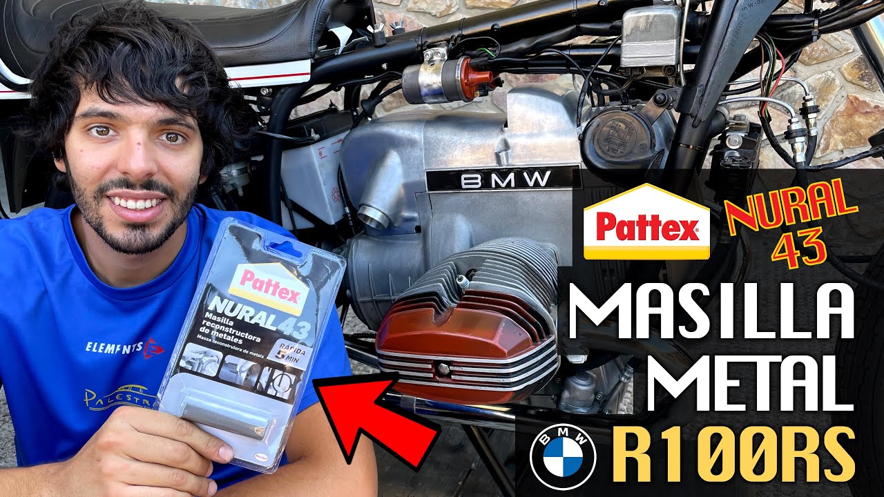 R100 #56 🥸 Probamos masilla para metal 🤘🎸 ¿Funcionará? 🤔 colocamos  faro, ya tenemos luz 💡👏 