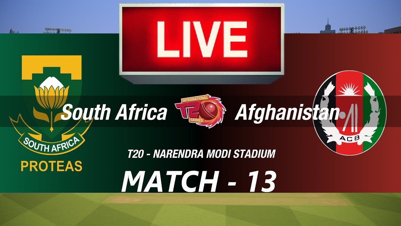 🛑LIVE- SOUTH AFRICA vs AFGHANISTAN🛑T20 WORLD CUP 2026🛑SA vs AFG🛑CRICKET26 GAME🛑LIVE MATCH STREAMING🏏