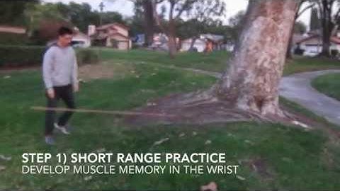 How to throw a Spear, Spear Throwing Practice for Spartan Run