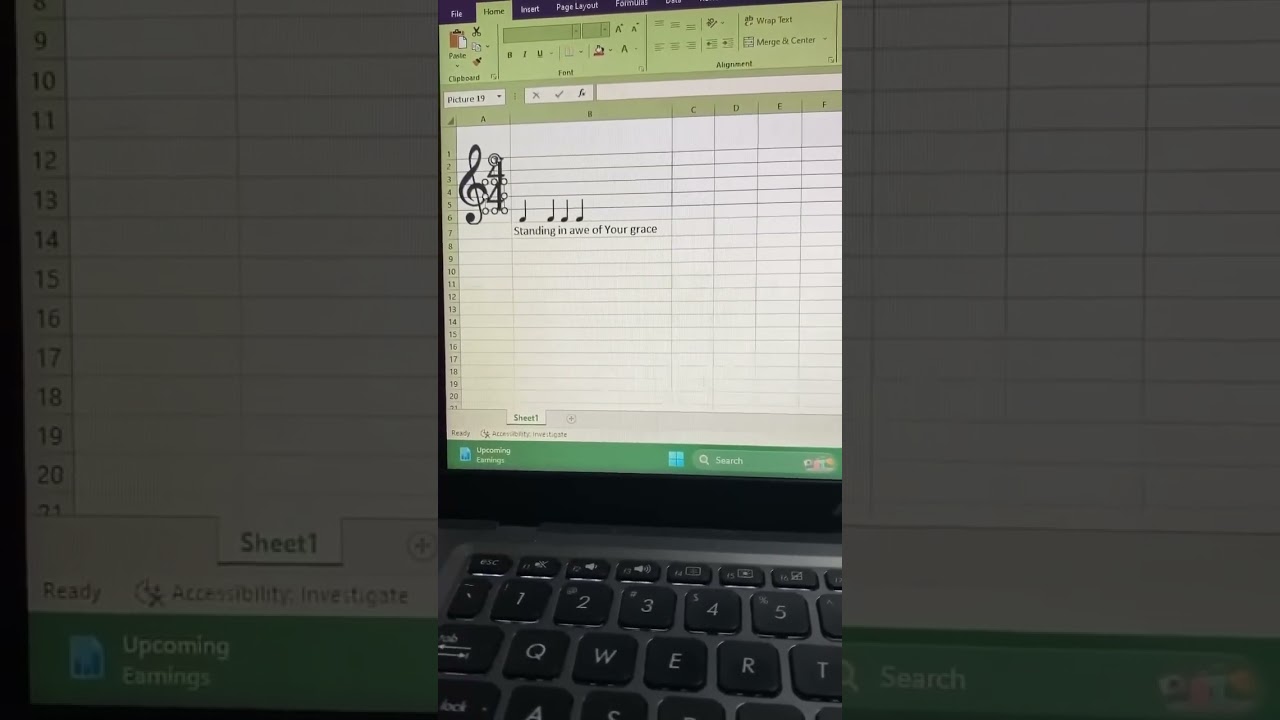 If the violin sheet music are not available. I make my own notes by Excel.