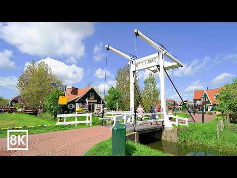 Marken A Colorful Charming Fishing Village In The Netherlands 8K