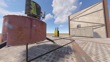 Rust turret tutorial - Low ammo - No ammo - Has a target mode