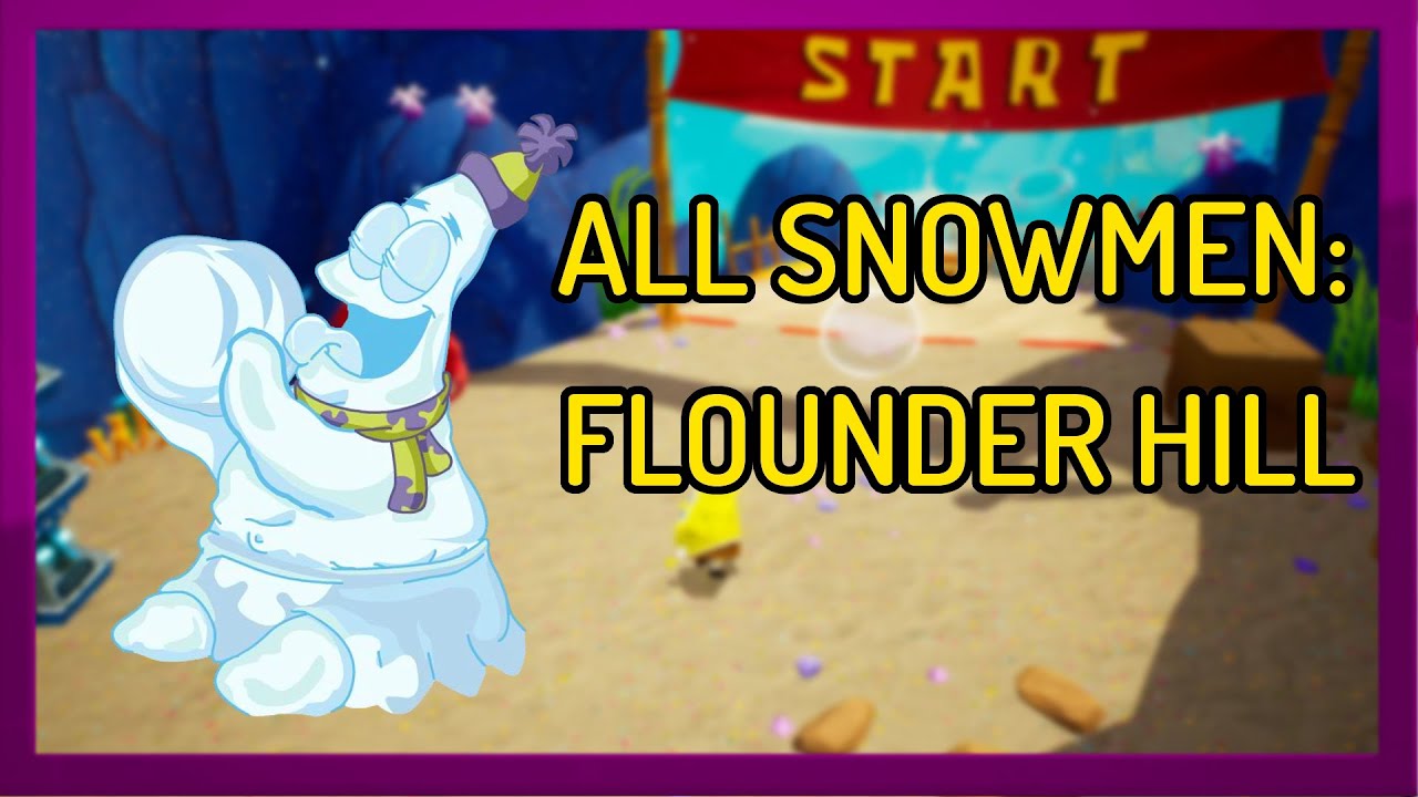 All Snowmen Flounder Hill Battle for Bikini Bottom Rehydrated YouTube