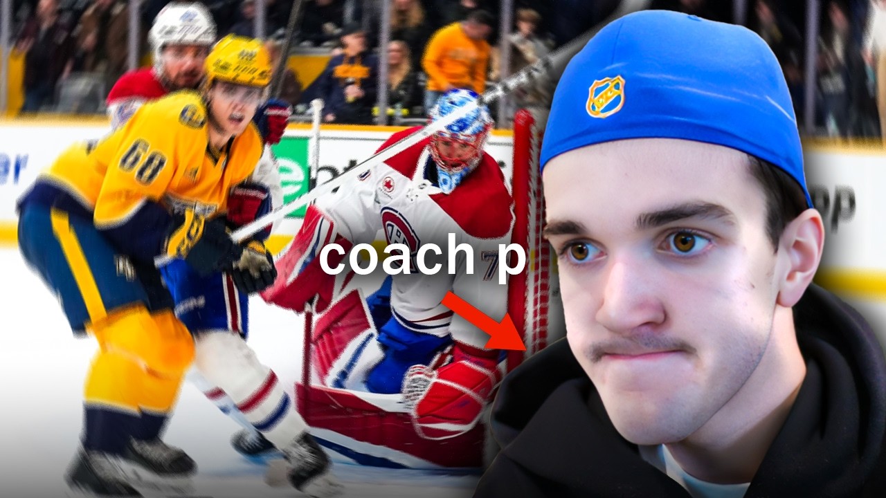 I Coached Habs vs Predators! (HIGHLIGHTS) 😂