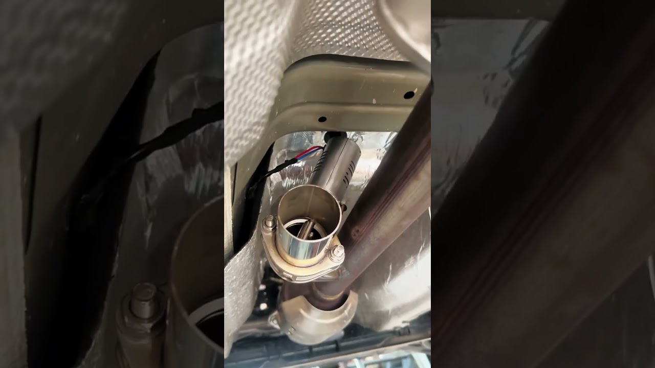 Elantra is installed with valved exhaust 