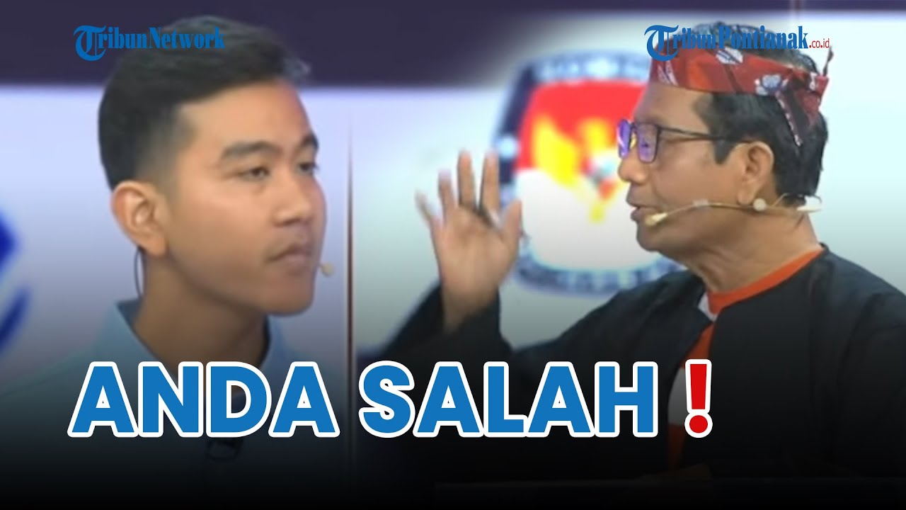 Panas❗Mahfud MD Bilang Gibran Salah saat Debat Cawapres