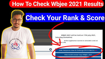 How To Check WBJEE 2021 Results | Check Your Rank & Score | Wbjee 2021 Results