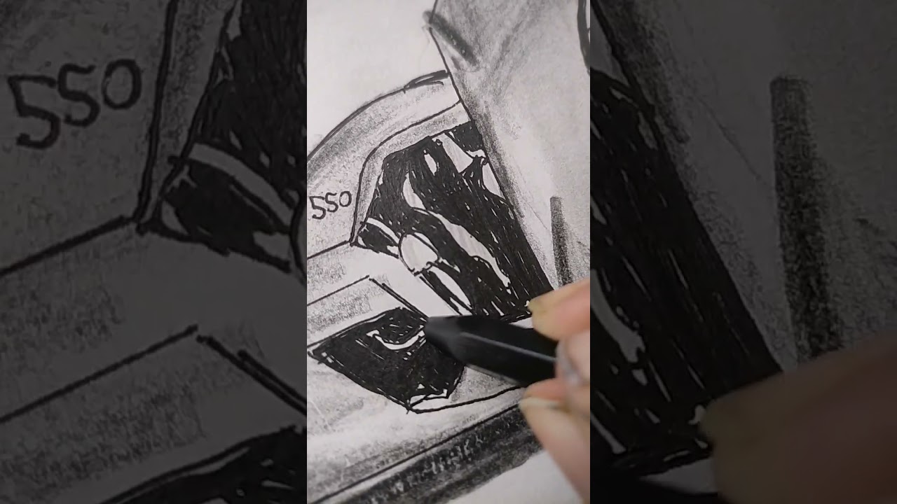 Drawing Koenigsegg jesko