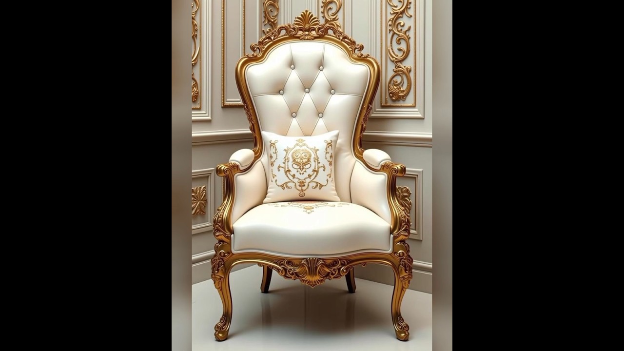 Luxury Royal Chair | Elegant Design ✨👑"