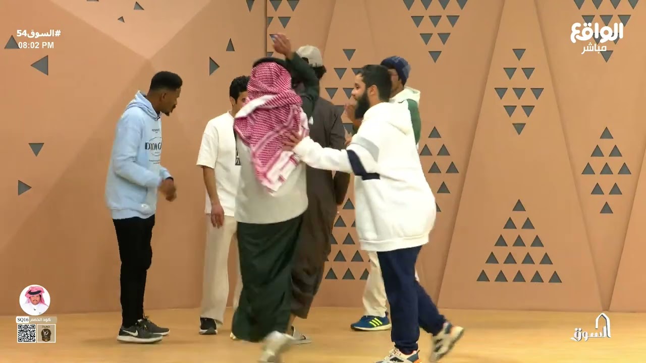 لعبة نملة نخلة مع متسابقين السوق | المشرف حامد الضبعان #السوق54