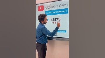 Multiply by 9 🤝 #shorts #khantrickster