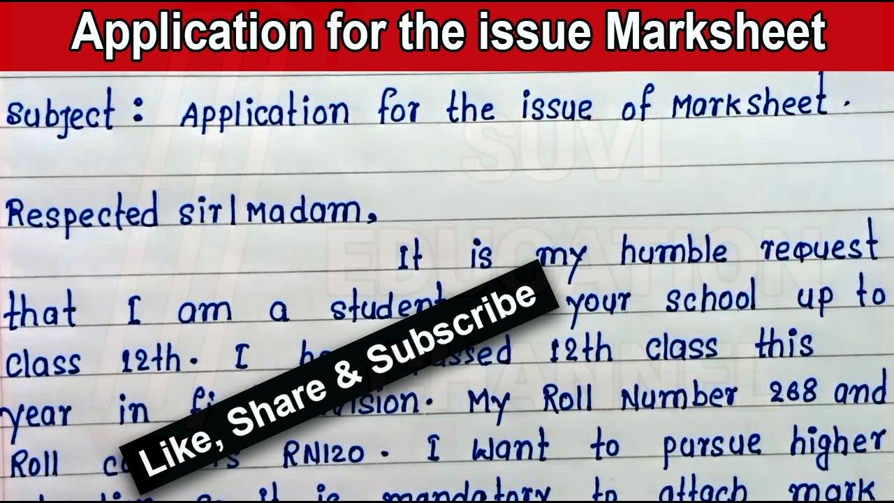 write-essay-application-for-the-issue-marksheet-simple-short-english