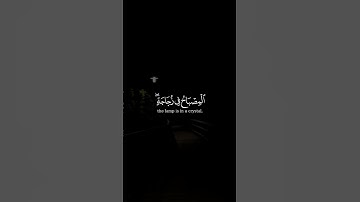 اللَّهُ نُورُ السَّمَاوَاتِ وَالْأَرْضِ - سورة النور بصوت القارئ محمد صديق المنشاوي