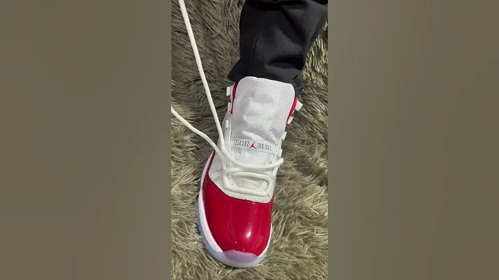 Jordan 11 Cherry Laces Tutorial❗️ *Best Way*
