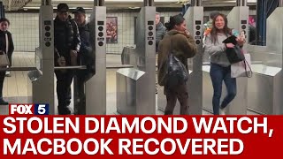 Stolen diamond watch, MacBook recovered as NYPD targets turnstilejumpers to prevent violent crime