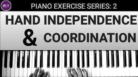 PIANO EXERCISE 2 ~ 3 exercise for HAND INDEPENDENCE & COORDINATION (beginners) #pianoexercise