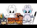 How to Draw a Dragon | Light Fury | How to Train Your Dragon