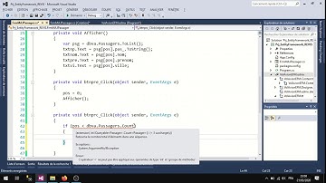 C# entity framework revision ado.net maj formulaire (CRUD)
