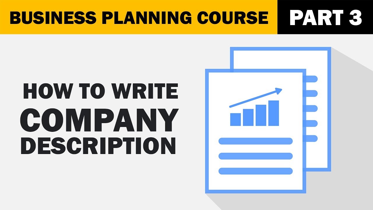 How to Write Company Description for your Business Plan?