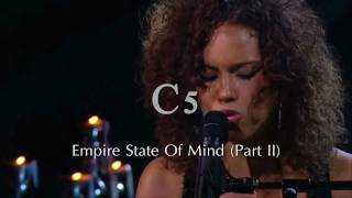 [HD] Alicia Keys - Piano &amp; I AOL Sessions Live Vocal Range C3 - G#5