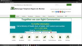 How to Pay MTNL Mumbai Landline/Broadband Bills Online screenshot 1