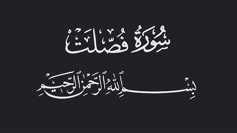 سورة فصلت | أحمد عبدالرازق نصر | مسجد النور Surah Fussilat|Shiekh Ahmed Abdulrazeq nasr|Noor Shrja
