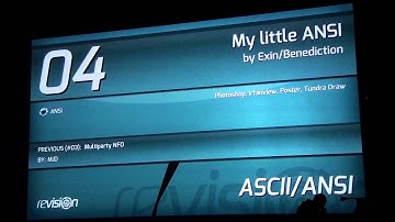 Revision 2012 - ANSI/ASCII Compo - Live Footage