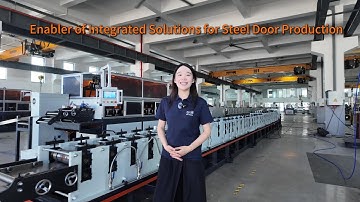 Automatic Steel Door Frame Forming Machine | NCM-680 High Precision Roll Forming Line